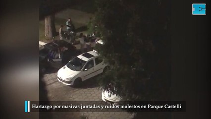 Hartazgo por masivas juntadas y ruidos molestos en Parque Castelli