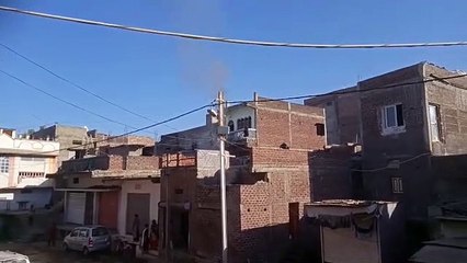 शॉर्ट सर्किट से बिजली के तारों में लगी आग