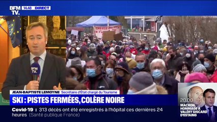 Jean-Baptiste Lemoyne évoque un "dispositif d'indemnisation, de compensation" pour les stations de ski et les saisonniers