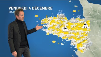 Bulletin météo pour le vendredi 04 décembre 2020
