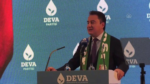 IĞDIR - DEVA Partisi Genel Başkanı Babacan, partisinin Iğdır 1. Olağan Kongresi'nde konuştu