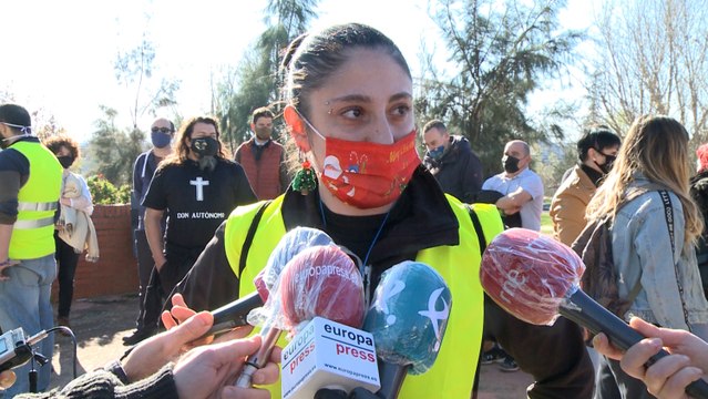 Los hosteleros de Mérida reclaman con una manifestación menos impuestos para afrontar las pérdidas