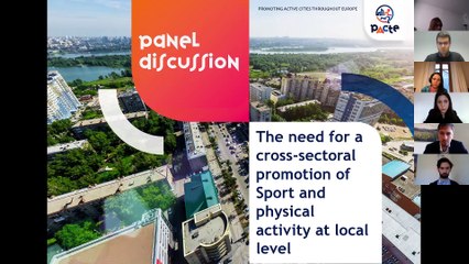 PACTE project's concluding webinar: Become an active city ! Unveiling PACTE project's matrix for change