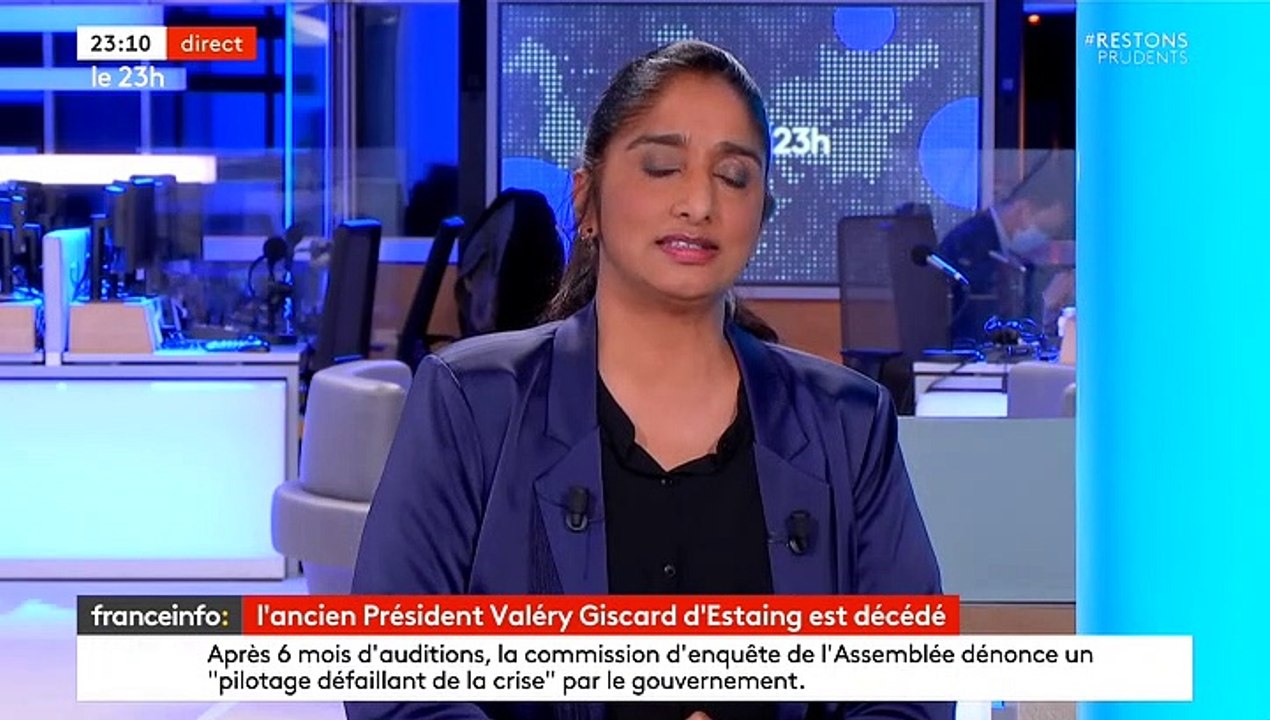 franceinfo annonce le décès de Valéry Giscard d'Estaing