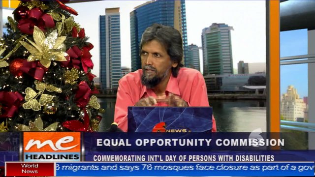 5 - Equal Opportunity Commission commemorating Int'd day of persons with disabilities