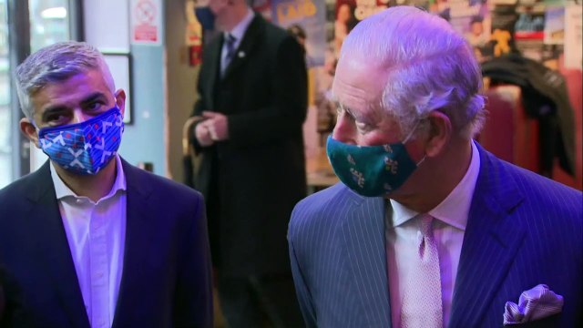 Prince Charles and Camilla visit Soho Theatre