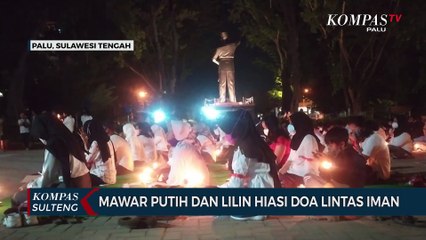 Mawar Putih Dan Lilin Hiasi Doa Lintas Iman