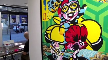 Marseille : Speedy Graphito et Lady Pink exposent rue de la République