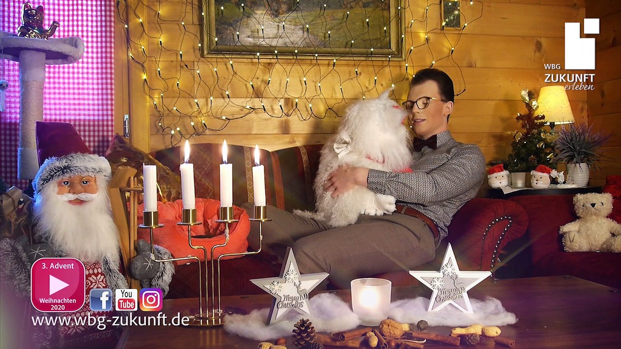 Dritter Advent 2020 mit Bauchredner ROY REINKER & Kater Muschi für die WBG Zukunft eG - 3. Advent - Adventsvideo Karrideo Imagefilm ©®™