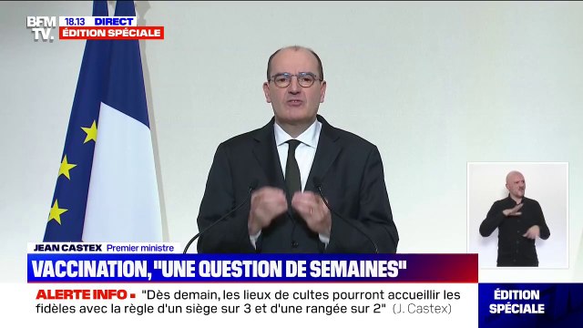 Jean Castex/Vaccins: Les prix sont les mêmes pour tous les pays, au même moment et pour des quantités fixées au prorata de la population des pays européens