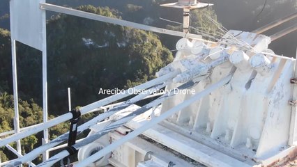 Drone Footage of the Arecibo Observatory Collapse