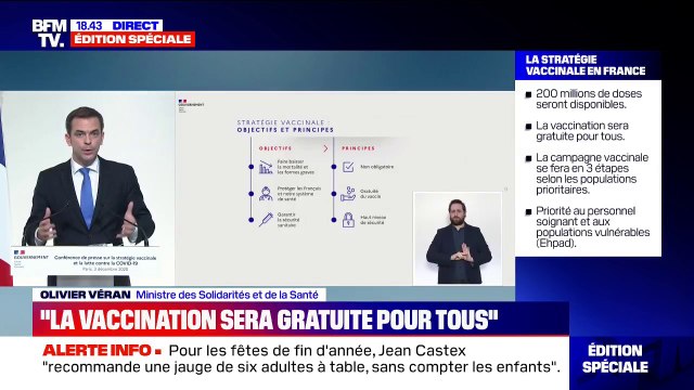 Olivier Véran: Personne ne sera obligé de se faire vacciner