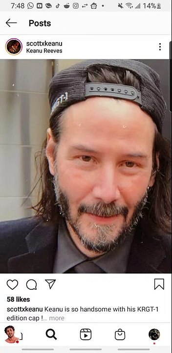 Keanu Reeves Get A Story Monday, November 30, 2020