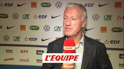 Deschamps : «Giroud a un mental d'acier» - Foot - Bleus