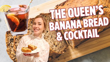 The Queen's Banana Bread and Cocktail | Banana Bread Recipe