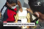 Breña: Policía incauta 6 millones de dólares falsos