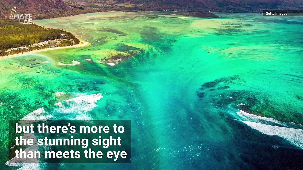 This Island’s Underwater Waterfall is the Most Amazing Thing You’ll See All Day