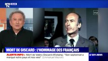 Célébrités et anonymes rendent hommage à Valéry Giscard d'Estaing