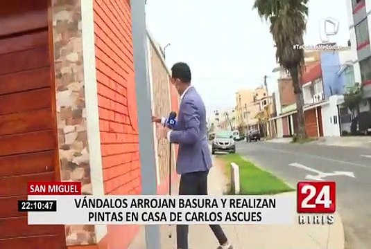 Carlos Ascues: Vecinos atemorizados por presuntos hinchas de Alianza Lima que vandalizaron casa de futbolista