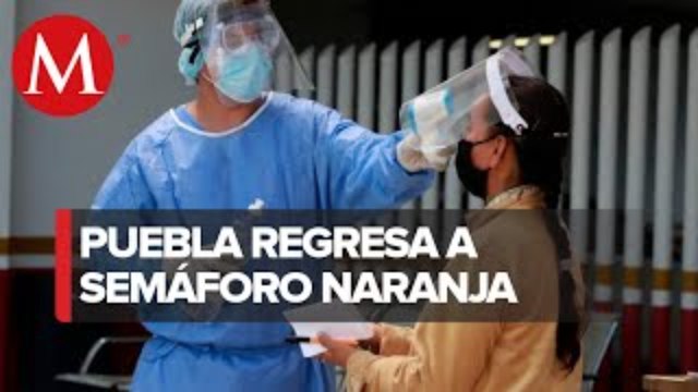 Puebla retrocede a semáforo naranja ante alza de contagios de coronavirus