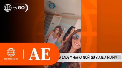 ¿Cómo disfrutan Flavia Laos y Mayra Goñi su viaje a Miami? | América Espectáculos