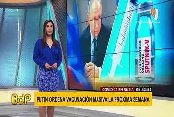 Putin: “Primeros en recibir la vacuna serán médicos y profesores de primaria”