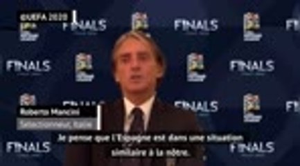 Italie - La demie contre l'Espagne sera "imprévisible", selon Mancini