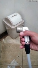 Spinning A Trash Bin Lid with Water Power