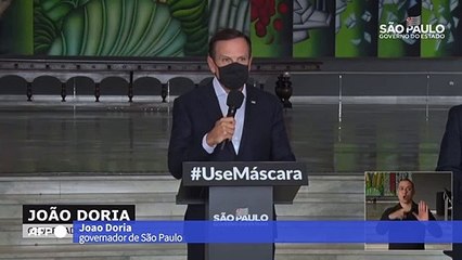 Doria: vacinação em SP deve começar em janeiro