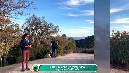 Mais um monólito misterioso, agora na Califórnia