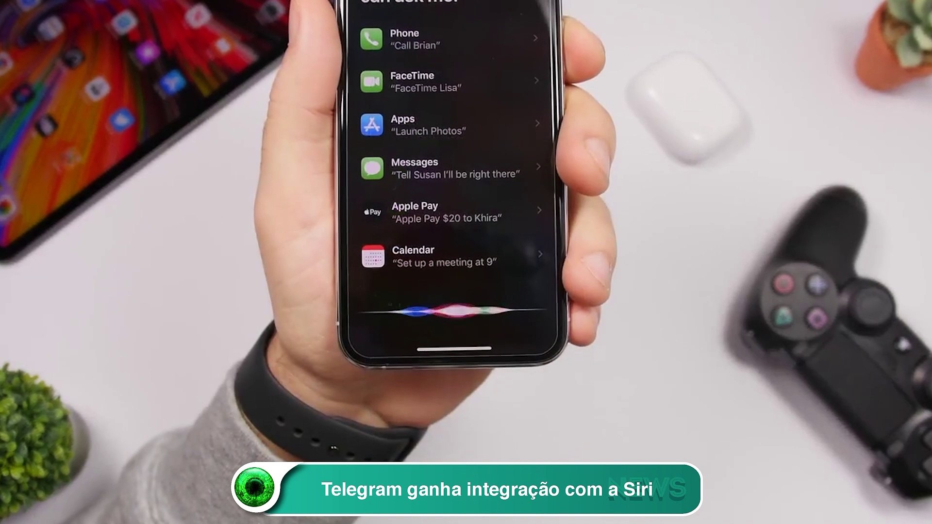 Telegram ganha integração com a Siri