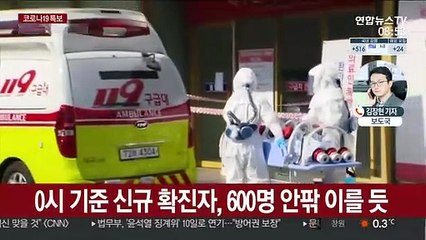 집단감염 속출…신규 확진 600명 안팎 이를 듯