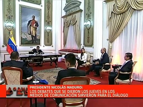 Presidente Maduro: Los debates con la oposición han sido positivos, estamos conscientes que el país amerita soluciones