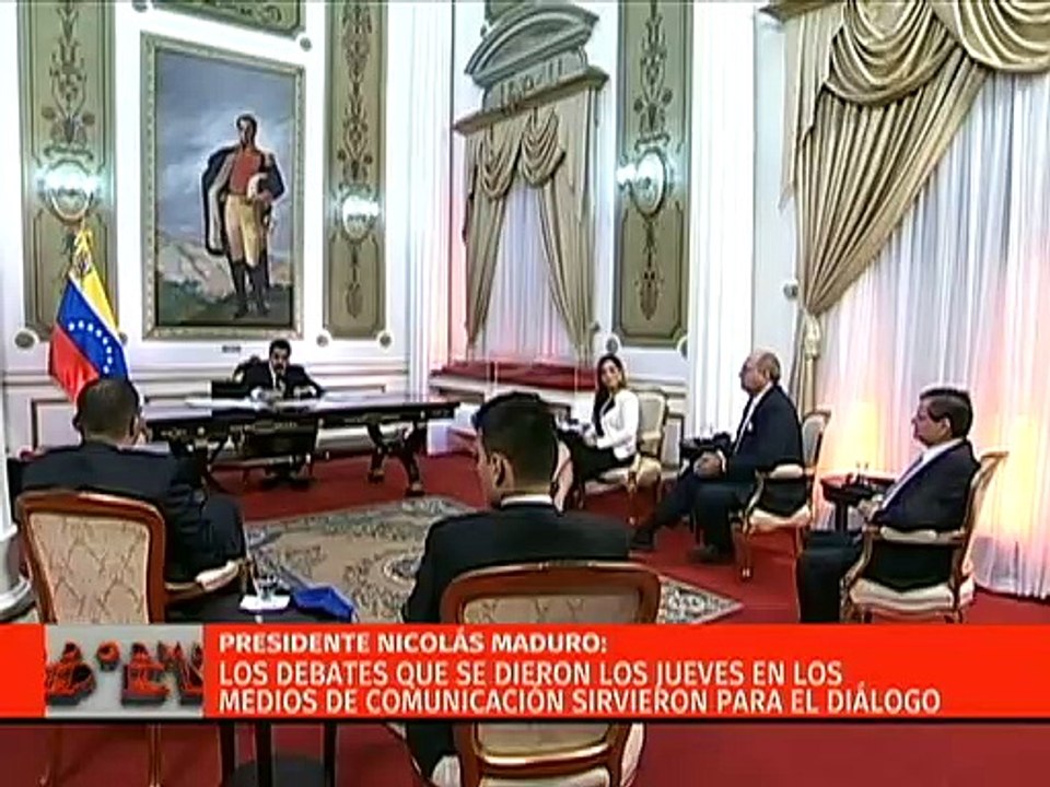 Presidente Maduro: Los debates con la oposición han sido positivos, estamos conscientes que el país amerita soluciones