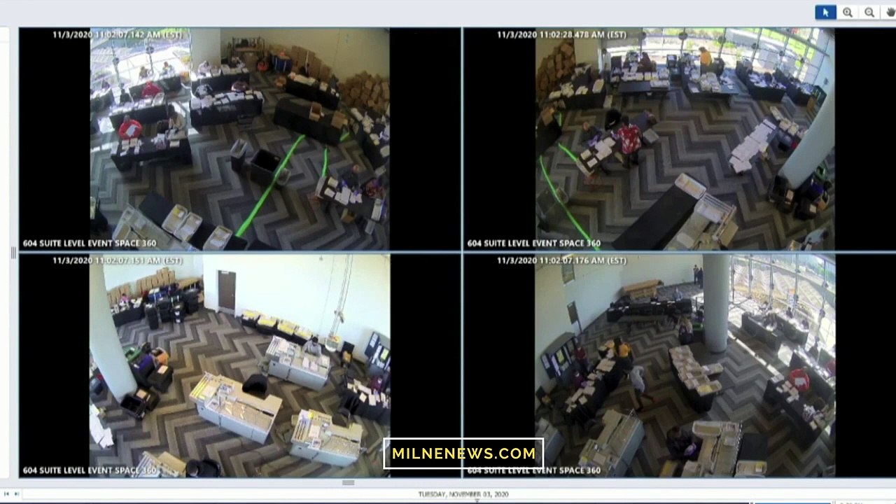 Video Shows Poll Workers in Atlanta Pulling Out Suitcases of Ballots - 2020 Election Fraud