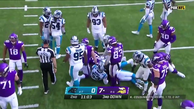 NFL 2020 Carolina Panthers vs Minnesota Vikings Full Game Week 12