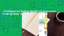 Contemporary Selling: Building Relationships, Creating Value  Review