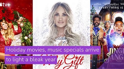 Holiday movies, music specials arrive to light a bleak year, and other top stories in entertainment from December 04, 2020.