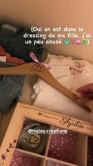 Joyce Jonathan amène sa fille Ghjulia pour la première fois en studio. Le 3 décembre 2020.