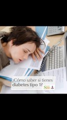 ¿Cómo saber si tienes diabetes tipo 1?