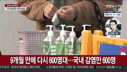 지역 확산에 629명 확진…9개월 만에 최다
