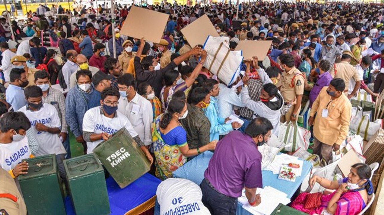 Counting for GHMC election results 2020 underway: BJP leading in 30+ seats, show early trends