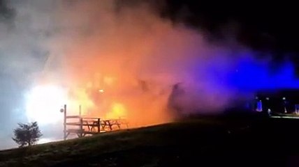 Firefighters tackle blaze at driving range in Sheffield