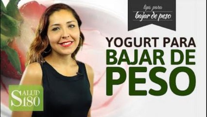 Baja de peso con yogur