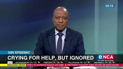 Deaf woman crying for help, but ignored