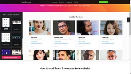How to Add Team Showcase plugin to WordPress (2020)