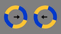 Des cercles immobiles qui donnent l'impression de bouger