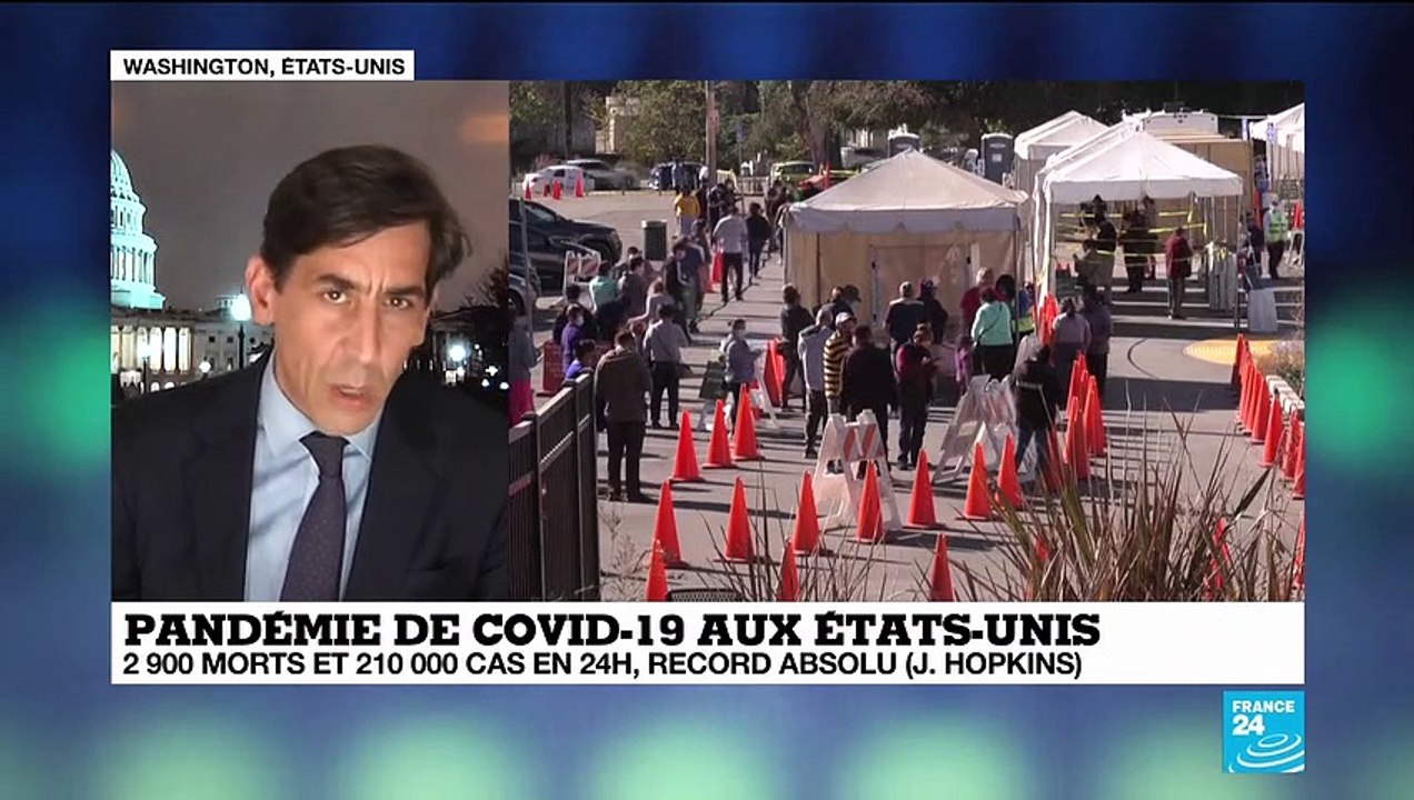 Pandémie de covid-19 aux Etats-Unis : 2 900 morts et 210 000 cas en 24h