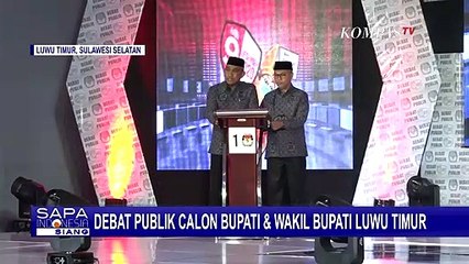 Debat Publik Calon Bupati dan Wakil Bupati Luwu Timur