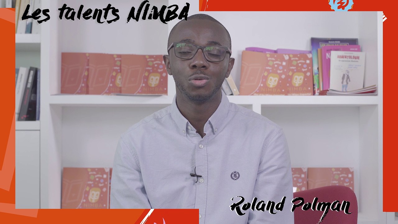 Talents Nimba avec Roland Polman, auteur de l'oeuvre Arafatologie (50 expressions illustrés)